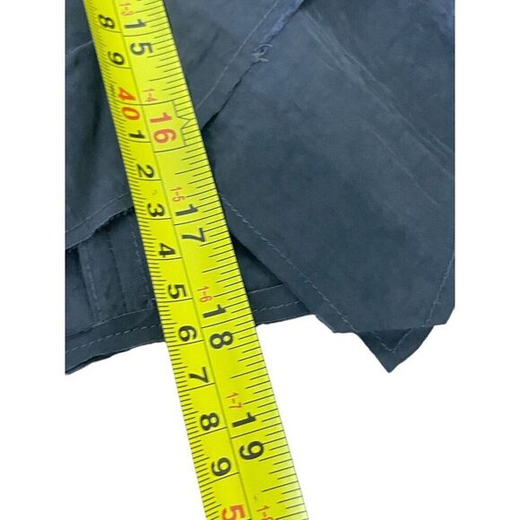 Massimo Dutti STUDIO Womens Draped Crop Top S Gray Frayed Blouse 9419/952 NWT - Picture 11 of 12